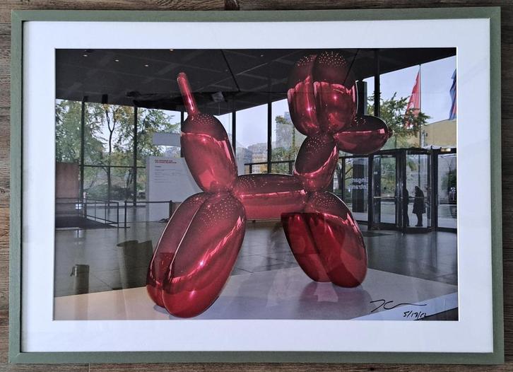 Jeff Koons Topkunstenaar ORIGINEEL handgesigneerd item, Antiek en Kunst, Kunst | Schilderijen | Modern, Ophalen
