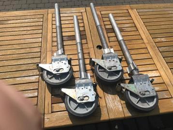 8 geremde wielen, 3 stapelbakken, aluminium rijen, enz…!, Enlèvement ou Envoi, Utilisé, Autres types, Moins de 2 mètres