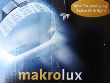 Makrolux - optische loep met verlichting  beschikbaar voor biedingen