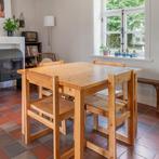 Meubelset tafel + 4 stoelen + salontafel, Huis en Inrichting, Complete eetkamers, Ophalen, Zo goed als nieuw, 4 tot 6 stoelen