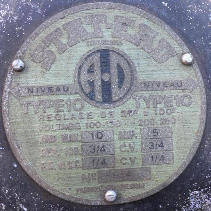 Stat-Eau - Reglage de 20 à 100C - Type10, Antiek en Kunst, Antiek | Gereedschap en Instrumenten, Ophalen of Verzenden