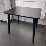Zwart tafeltje Lisabo, Ophalen, 50 tot 100 cm, Scandinavisch, 50 tot 100 cm