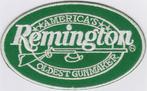 Remington stoffen opstrijk patch embleem, Verzamelen, Verzenden, Nieuw