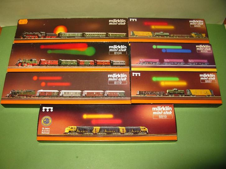 MARKLIN Z - spoor : Treinstellen -> verlaagde prijzen, Hobby en Vrije tijd, Modeltreinen | Overige schalen, Zo goed als nieuw