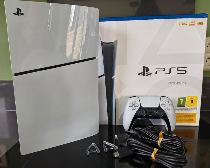 PlayStation 5 Slim Disc Edition *NIEUWSTAAT*, Games en Spelcomputers, Spelcomputers | Sony PlayStation 5, Zo goed als nieuw, Playstation 5