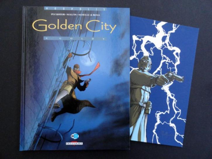 Golden City T4 + XL- Goldy - Malfin - EO2002 - Delcourt, Boeken, Stripverhalen, Verzenden
