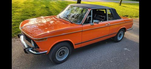 BMW BAUR 2002 CABRIO E10 1975 NIEUWSTAAT, Auto's, Oldtimers, Particulier, BMW, Onderhoudsboekje, Ophalen