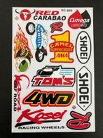 Shoei 4WD Michelin Camel Omega Red Carabao stickervel