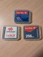 Sandisk Compact Flash geheugenkaarten, TV, Hi-fi & Vidéo, Photo | Cartes mémoire, Enlèvement ou Envoi