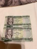 2 ponden zuid-Soedan unc!, Postzegels en Munten, Ophalen of Verzenden