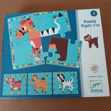 4 puzzles  djeco  beschikbaar voor biedingen