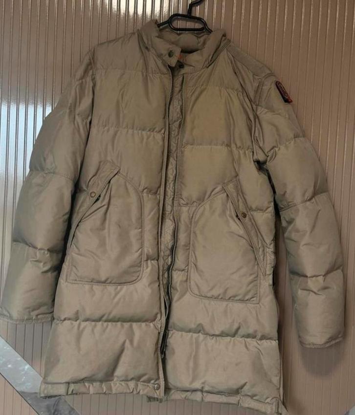 Parajumper Young Large (36) - Creme, Kleding | Dames, Jassen | Winter, Zo goed als nieuw, Maat 36 (S), Beige, Ophalen of Verzenden