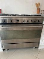 SMEG gasfornuis 90cm in gebruikte, zeer mooie staat., Elektronische apparatuur, Ophalen, Gebruikt, Hete lucht, 60 cm of meer