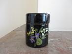 pot avec couvercle, porcelaine à imprimé floral, vintage, Comme neuf, Enlèvement, Porcelaine
