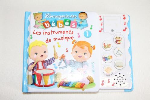 L'imagerie des bébés -- Les instruments de musique, Livres, Livres pour enfants | 0 an et plus, Utilisé, 6 à 12 mois, Enlèvement ou Envoi