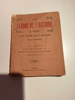 Oud boek De lessen geschiedenis van Henegouwen in 190 sonnet, Antiek en Kunst, Ophalen of Verzenden