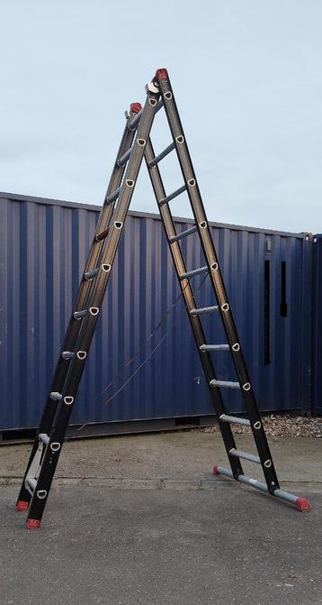 Alu Ladders Prof.1-2-3 delige, Altrex, Solide, ..met Revisie beschikbaar voor biedingen