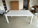 IKEA uitschuifbare eettafel wit 175 cm, Huis en Inrichting, Ophalen, 50 tot 100 cm, Zo goed als nieuw, Vijf personen of meer
