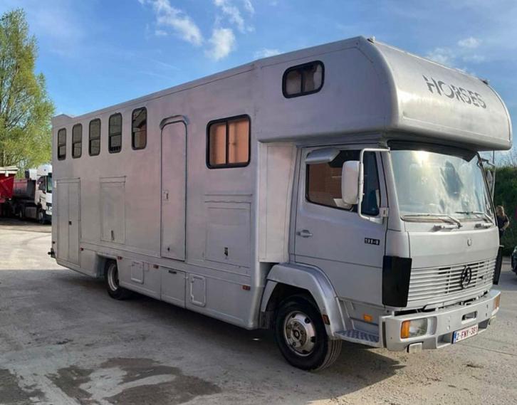 Paardenvrachtwagen, Dieren en Toebehoren, Paarden en Pony's | Trailers en Aanhangwagens, Gebruikt, Overige typen, Overige materialen