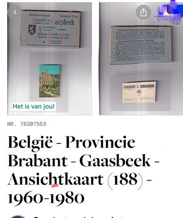 Cartes postales Gaasbeek (Lennik)