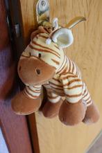 muziekknuffel Zebra Noukies, Kinderen en Baby's, Ophalen of Verzenden, Gebruikt, Mobiel, Met geluid