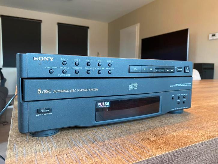 Lecteur CD Sony 5 disques C322M, TV, Hi-fi & Vidéo, Lecteurs CD, Utilisé, Sony, Enlèvement