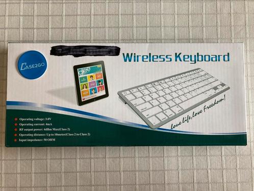 Draadloos toetsenbord - Bluetooth, Computers en Software, Toetsenborden, Zo goed als nieuw, Qwerty, Draadloos, Ophalen