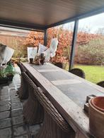 Steigerhout tafel 6 stoelen, Ophalen