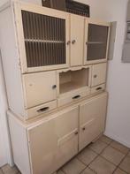 Vintage kast , oude keukenkast , wandkast, Gebruikt, Ophalen