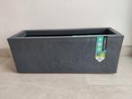 2x EDA volcania planten/bloembakken PVC antraciet 25L, Ophalen, Tuin, Kunststof, Minder dan 30 cm