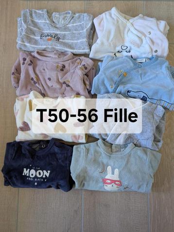 Lot pyjama taille 1 mois fille beschikbaar voor biedingen