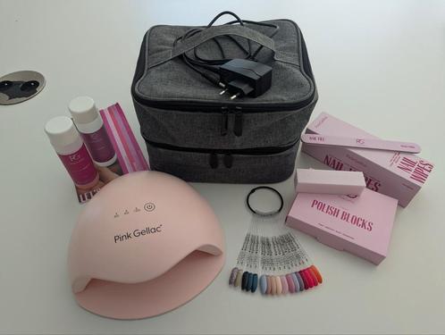 Gellak Pakket + opbergtas + 17 kleuren, Handtassen en Accessoires, Uiterlijk | Cosmetica en Make-up, Zo goed als nieuw, Ophalen
