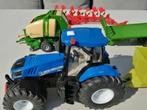 Tractor New Holland met aanhangwagens, Kinderen en Baby's, Ophalen of Verzenden, Zo goed als nieuw, Jongen of Meisje
