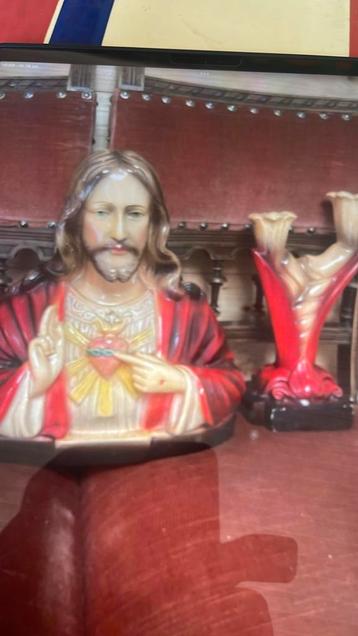 Arnova jesus met 2 kandelaars beschikbaar voor biedingen