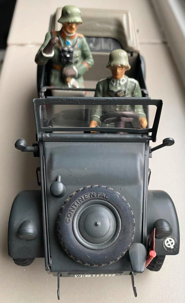 VW Kübelwagen (Tippco, Hausser, Elastolin, Durso) Blomberg, Verzamelen, Militaria | Tweede Wereldoorlog, Ophalen of Verzenden