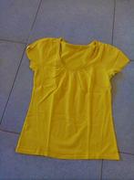 WE : geel t-shirt diepe halsuitsnijding , maat S, Vêtements | Femmes, T-shirts, Manches courtes, WE, Taille 36 (S), Comme neuf