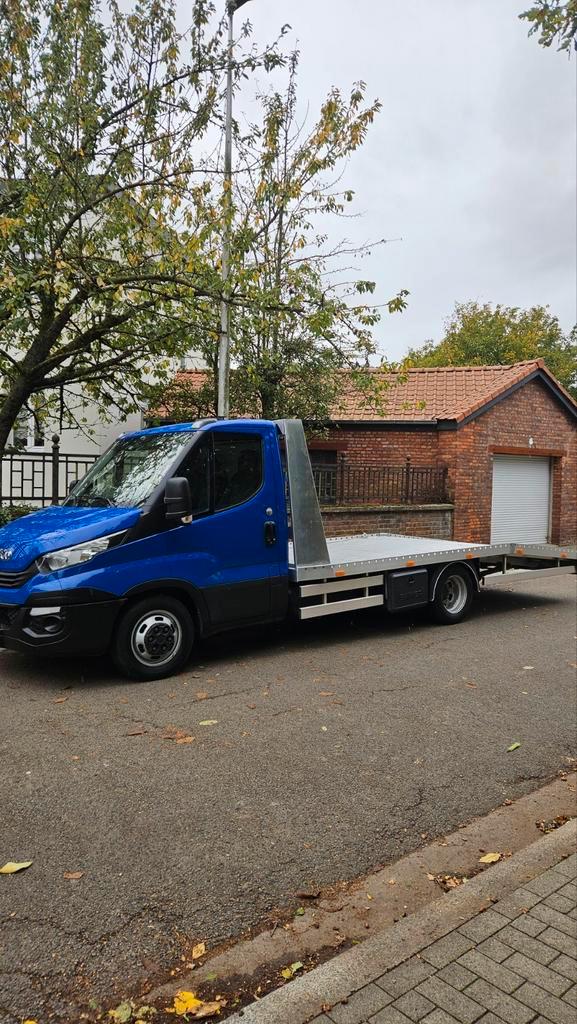 iveco daily, Autos, Camionnettes & Utilitaires, Particulier, Iveco, Euro 6, Automatique, Bleu, Tissu, Propulsion arrière, Enlèvement