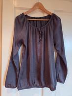 In Shape - staalgrijze blouse - maat M, Kleding | Dames, Maat 38/40 (M), Ophalen of Verzenden, Zo goed als nieuw, Grijs