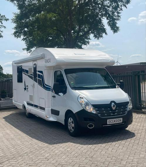 Zeer nette rimor katamarano 109 plus met Queenbed !, Caravans en Kamperen, Mobilhomes, Particulier, Half-integraal, tot en met 4