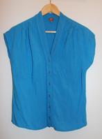 Blouse bleu turquoise boutonnée Who's that girl XS, Who's That Girl, Blauw, Ophalen of Verzenden, Zo goed als nieuw