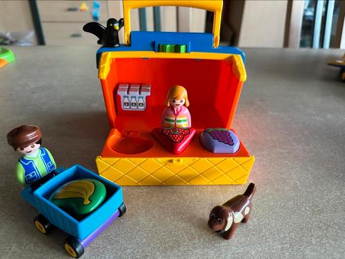 Playmobil 9123 - Marktkraam, Kinderen en Baby's, Speelgoed | Playmobil, Zo goed als nieuw, Ophalen of Verzenden