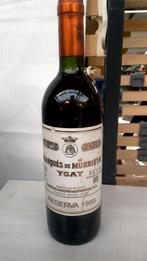 fles wijn 1993 marques de murrieta ref12205368, Verzamelen, Wijnen, Nieuw, Rode wijn, Vol, Ophalen of Verzenden