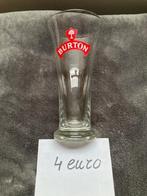 Belgisch bierglas Burton - Lamot - € 4, Enlèvement ou Envoi, Verre ou Verres