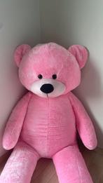 Grote roze teddybeer, Kinderen en Baby's, Nieuw, Beer, Ophalen