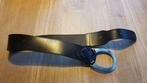 zwarte brede leren riem van Esprit maat 80 - 85 of Smal, 80 tot 90 cm, 5 cm of meer, Heupriem, Ophalen of Verzenden
