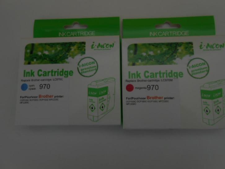 NIEUW - inktpatronen brother - mangenta en cyaan, Computers en Software, Printerbenodigdheden, Nieuw, Cartridge, Ophalen of Verzenden