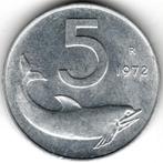 Italie : 5 Lire 1972 KM#92 Ref 14780, Timbres & Monnaies, Enlèvement ou Envoi, Monnaie en vrac, Italie