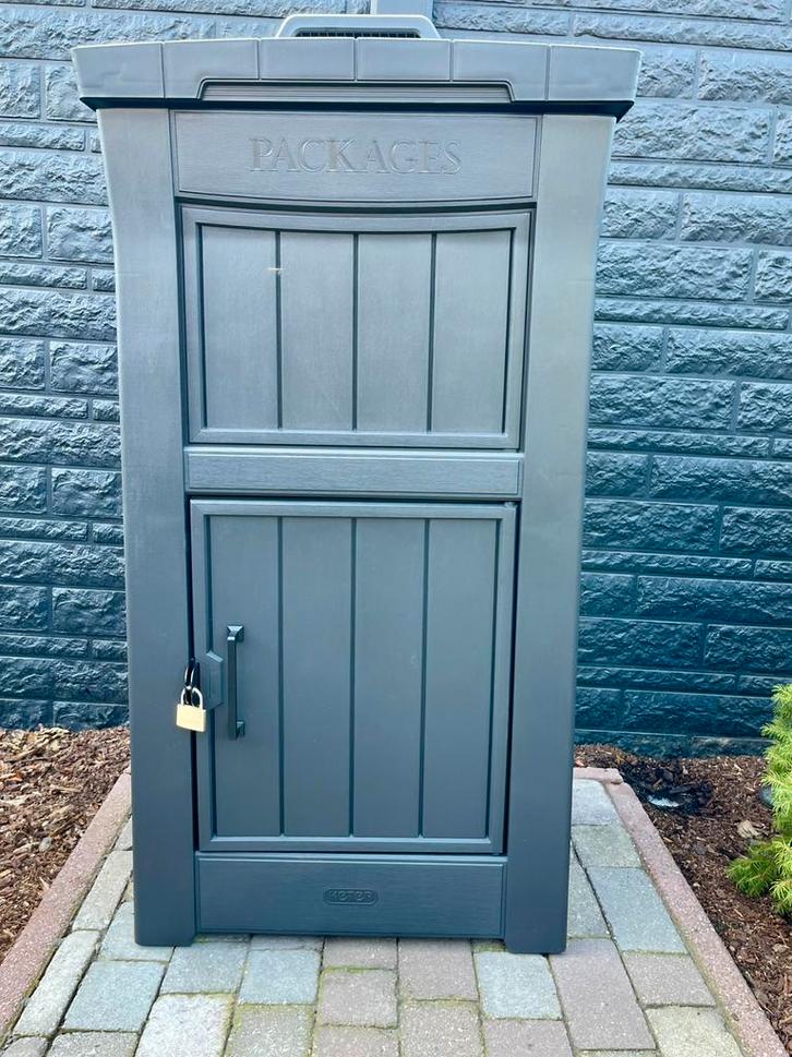 Pakketbox Keter, Tuin en Terras, Brievenbussen, Nieuw, Staande brievenbus, Kunststof, Ophalen