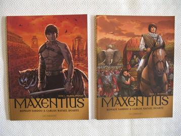 Maxentius, 1ste druk, 2 eerste delen beschikbaar voor biedingen