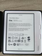 Kobo libra 2 + cover, Kobo, Ophalen of Verzenden, Zo goed als nieuw, 7 inch